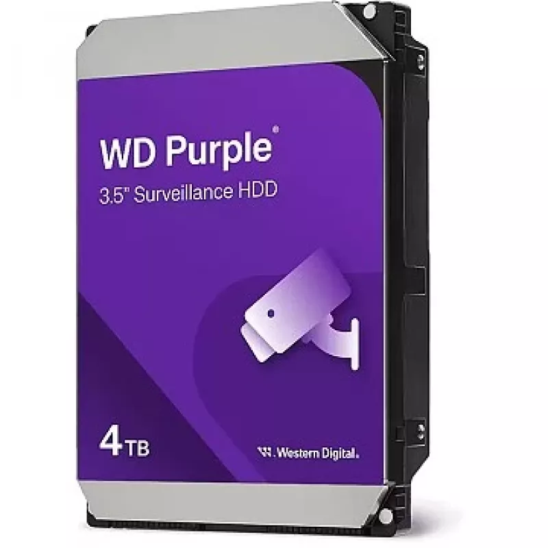 Vidinis HDD Western Digital Purple 4 TB 5400 RPM 128 MB 3.5 col. Serial ATA III