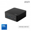 MSI Cubi NUC 1MG-014BEU barebone, Core 3 100U, Wi-Fi 6E, be RAM/disko/OS