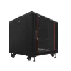 IT-BUDGET SRK 19 colių tinklo spintos komplektas, 12U, 600 × 600 mm, juoda, 99ITB19SRK1266GSM